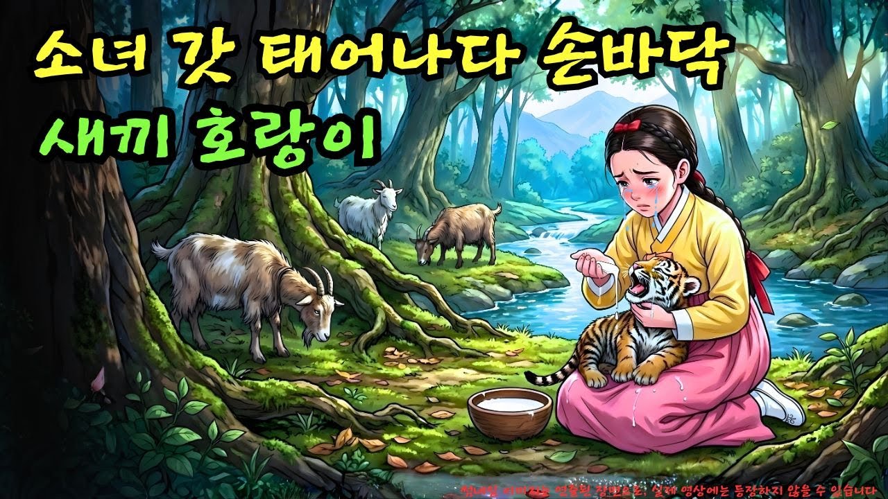 👉 갓 태어난 새끼 호랑이를 살리기 위해 소녀가 손바닥에 산양유를 받아 한 방울씩 먹였다… 이 행동은 과연 위험하지 않을까? | 야담 |옛날이야기 |민담 |전설 | 설화