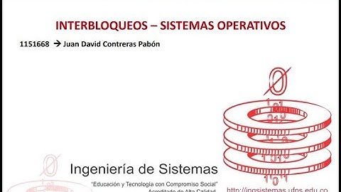 interbloqueos - Sistemas Operativos