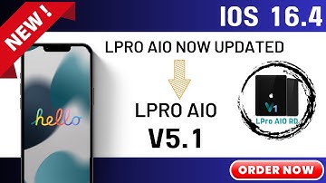 LPro v5.1 iOS 16.4 Released - AIO Ramdisk Released With iOS 16.4 & Newer Support For iPhone 8 and X