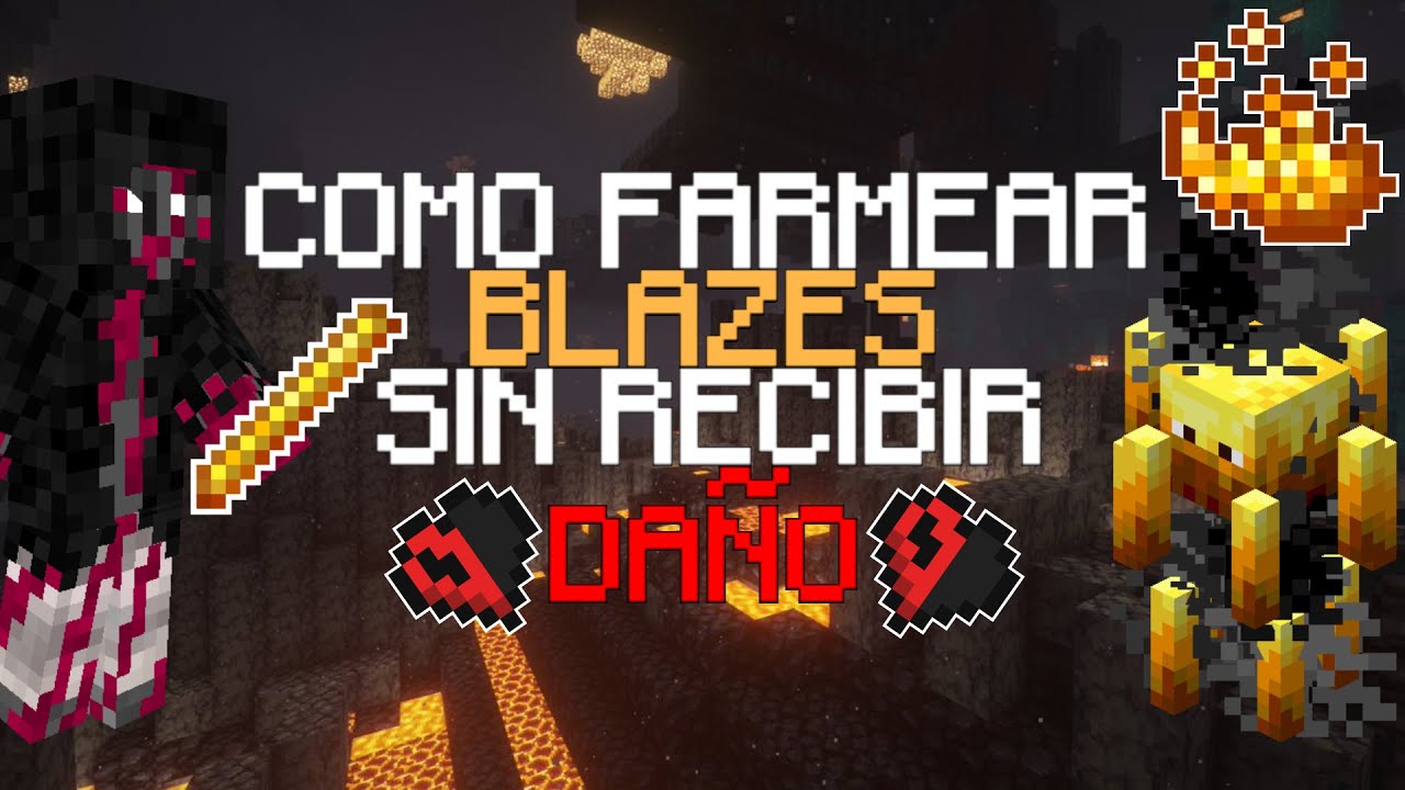 Como Farmear Blazes Sin Recibir Daño! - Tutorial de Minecraft: Blazetrap - ITheWraith