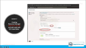 Lesson 1 - Creating OCI Resource Manager Stack from Zip File and edit code with OCI Code Editor