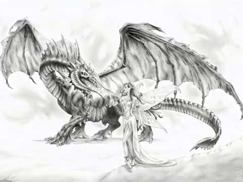 Come Disegnare Un Drago A Matita Pencil Dragon And Fairy Youtube