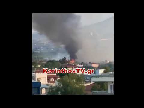 Korinthostv.gr: Μεγάλη φωτιά στο Κιάτο – Κοντά σε κατοικίες