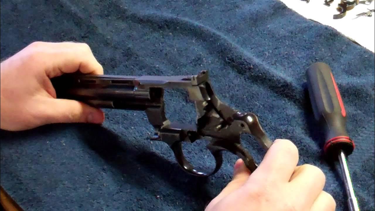 Colt Python .357 Magnum Detailed Disassembly (Part 1 of 2) - YouTube