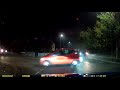 Car runs over motorbike and lifts car into the air in front of police  dash cam footage