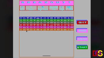 Breakout! (1986) Dos Games