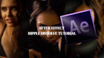 Smooth Ripple Dissolve Transition in After Effects (EASY Tutorial)
