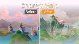 What Chenyu Vale looked like before 4.4 | Map Comparison | GENSHIN IMPACT