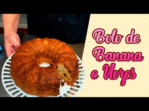 Vídeo: Massa De Banana Com Nozes