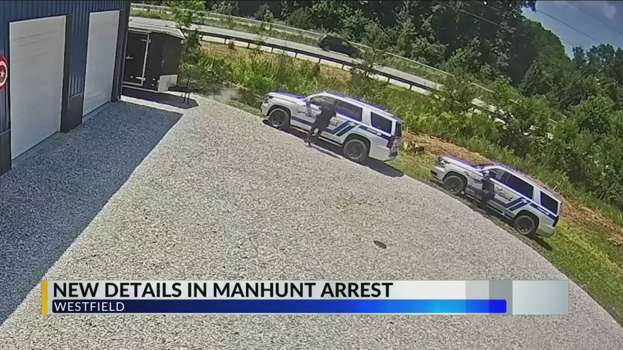 Video captures suspect firing shots at Westfield officers before manhunt