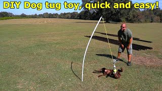 DIY Dog tug toy build, cheap and easy! #672