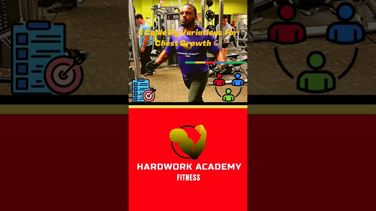 💥3 Cable Fly Variations For Chest Growth 💪🏽 (All Exercises 🏋🏽‍♂️, 3