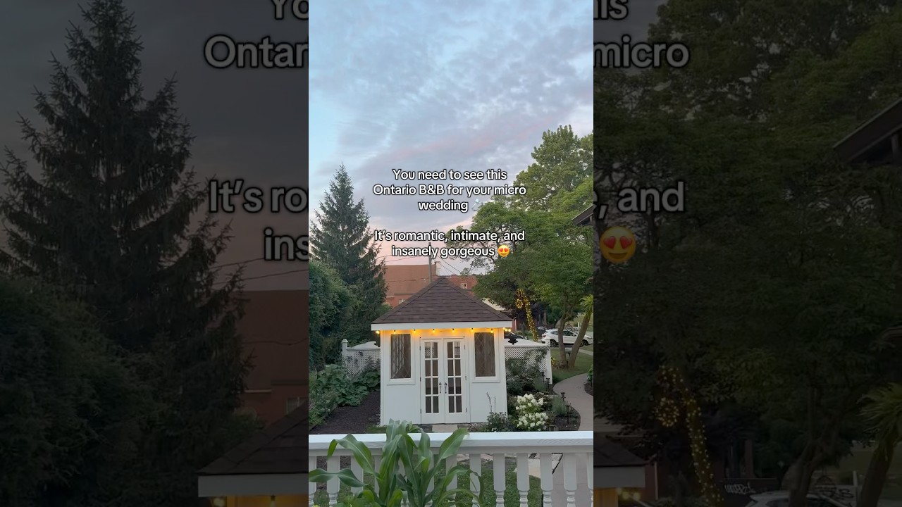 Your dream micro wedding venue! 