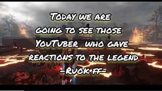 Reactions To Ruok Ff By Different Youtubers