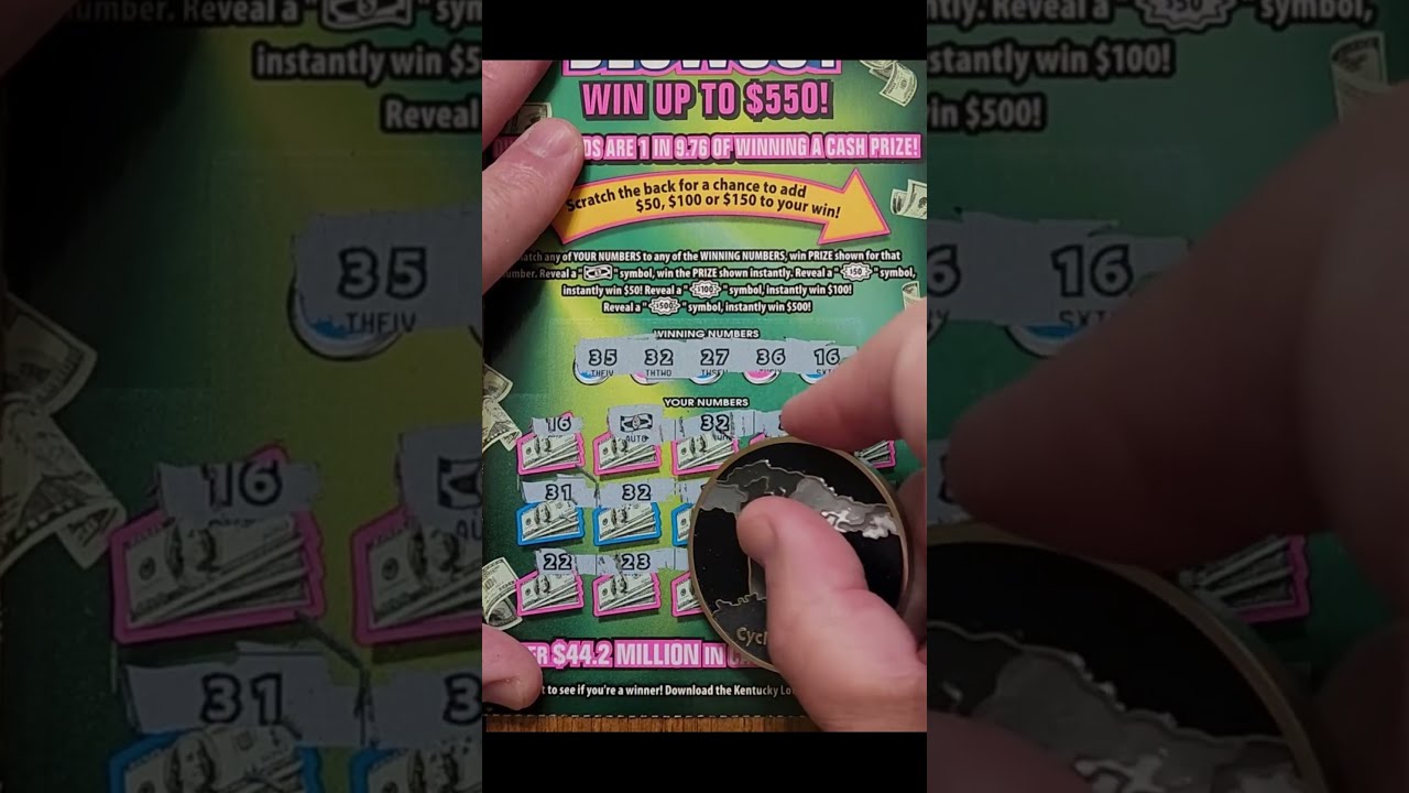 WINS For NICE PROFIT Bonus Blowout Lottery Scratch Off Ticket Winner