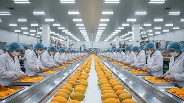 Inside the Modern Dried Mango Factory | How Dried Mango Is Made (Full Process)