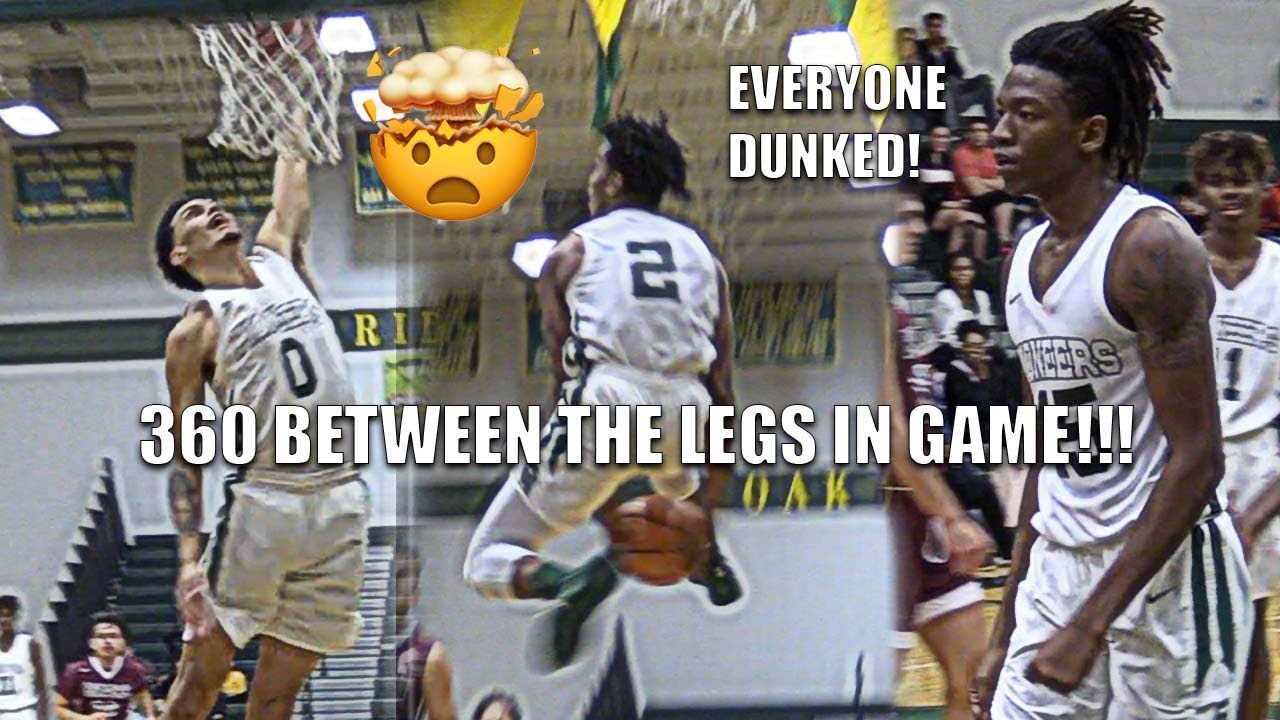 Niven Glover 360 IN BETWEEN THE LEGS!!! EVERYONE ON OAK RIDGE DUNKS IN GAME!!!