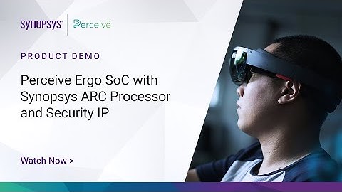 Perceive Ergo SoC with ARC Processor & Security IP | Synopsys