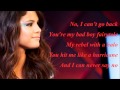 Selena Gomez - Nobody Does It Like You (with Lyrics)