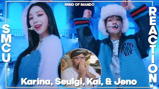 KARINA, SEULGI, KAI, & JENO 'Hot & Cold' Stage Video REACTION | Karina Has Me On Strings 😍