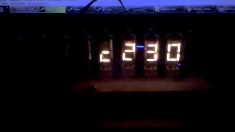 IV-9 Numitron tube test 3