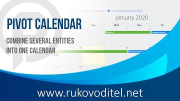 Pivot Calendar in Rukovoditel