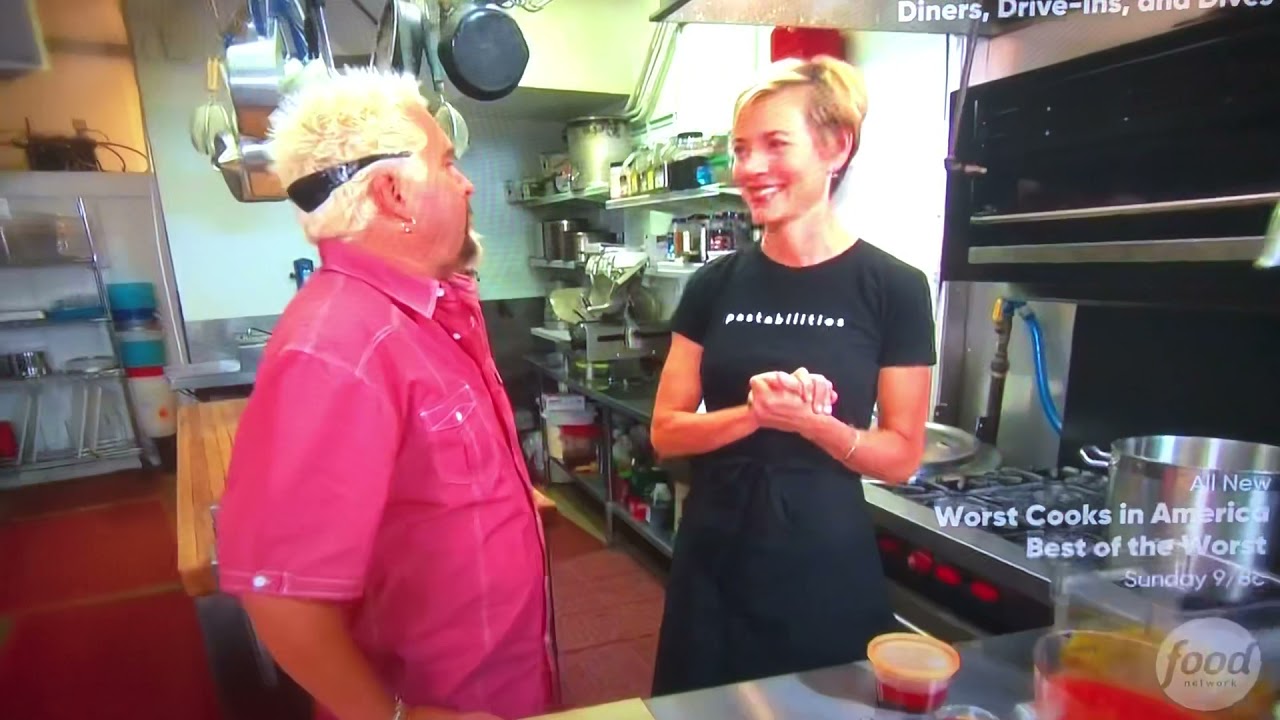 DDD S16 Ep2 Spicy Hot Tomato Dipping Sauce Pastabilities Syracuse NY with Guy Fieri YouTube