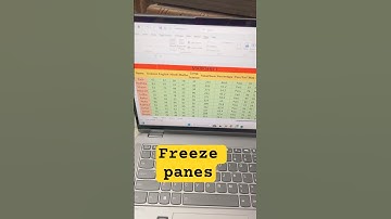 Freeze panes in ms excel | ms excel freeze panes trick
