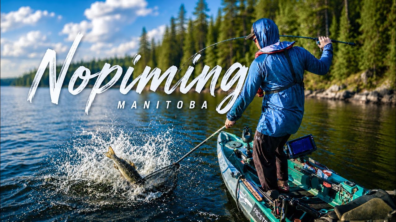 Summer Bass in Nopiming, Manitoba | Kayak Fishing