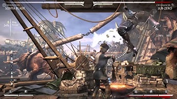 Sonya MKX Demolition 48% one-bar corner combo