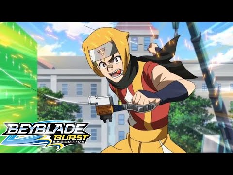 BEYBLADE BURST EVOLUTION Episode 22: Blast Jinnius! Caller of Storms!