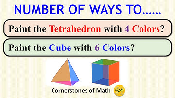 Painting a Tetrahedron and a Cube | Combinatorics