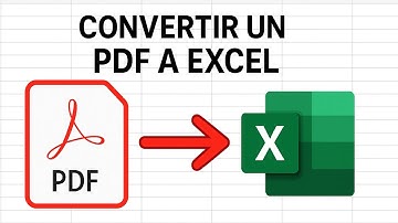 CONVERTIR PDF A EXCEL 2025 - GRATIS Y FACIL