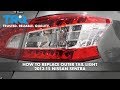 How to Replace Outer Tail Light 2013-15 Nissan Sentra