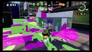 Splatoon: Trying the Grim Range Blaster in Splat Zones (10-5, Grim Range Blaster)