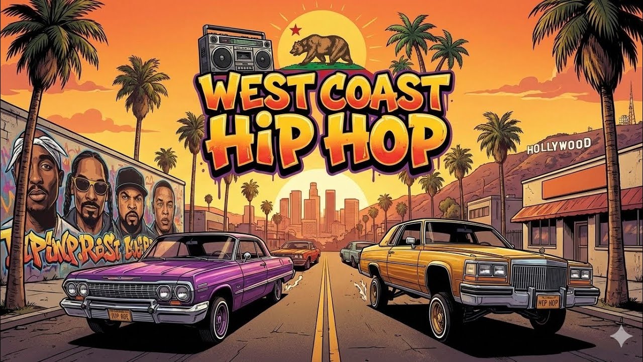 Classic West Coast hip hop, the best.