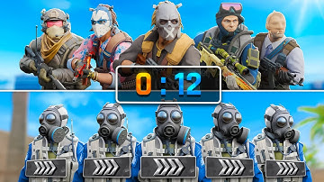 5 Streamers VS 5 Silvers, BUT Silvers Start 12:0 (ft. @neokCS, @dima_wallhacks, @FURI , @d0cctwo)