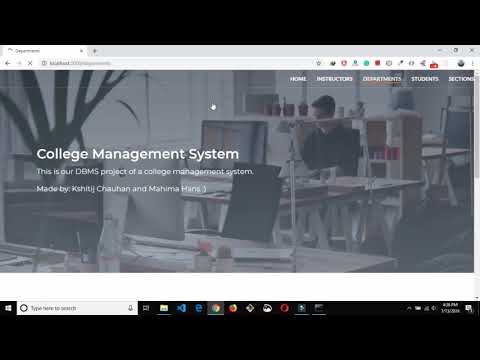 College Management System In ReactJs | Source Code & Projects