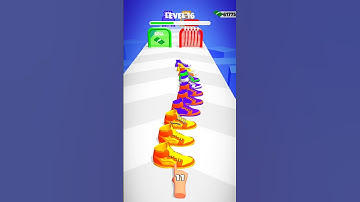 Sneaker Stack 3D Level 16 #viral #gaming #trending #funny