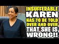 Judge DESTROYS INSufferable Karen Who Thinks She Knows the Law!