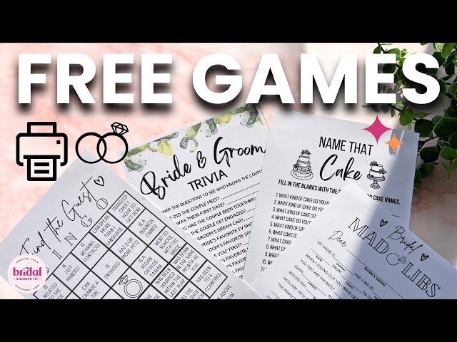 Free Printable Household Shower Games 12 Free Printable Bridal Shower