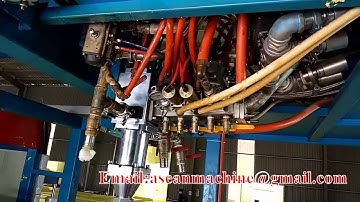 Full automatic production line sponge foaming machine