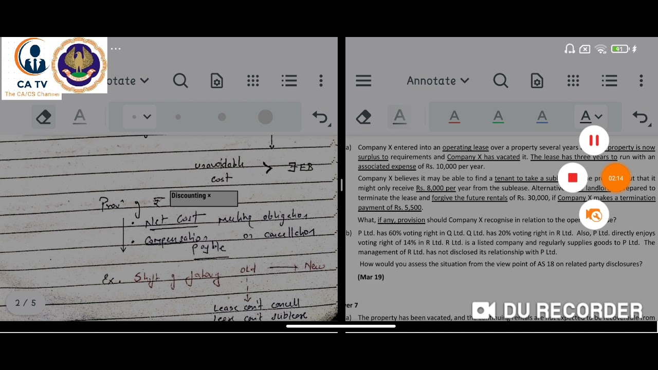 CA Final FR :- Executory Contract Vs. Onerous Contract