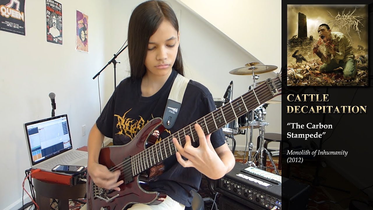 CATTLE DECAPITATION - "The Carbon Stampede" Guitar Cover (w/ tab)