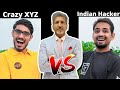 Crazy xyz vs mr indian hacker i youtubers comparison  crazyxyz  mrindianhacker  indianhacker