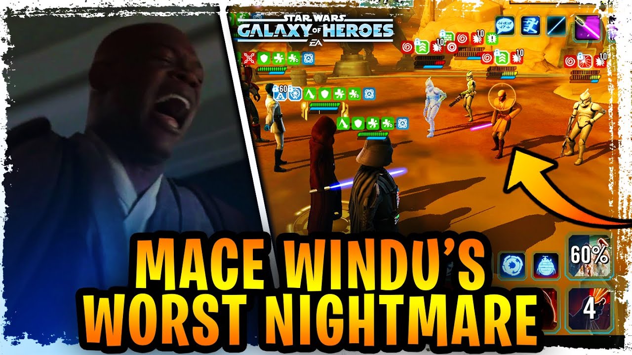 Lord Vader vs Mace Windu Reenacted in Geonosis Territory Battles