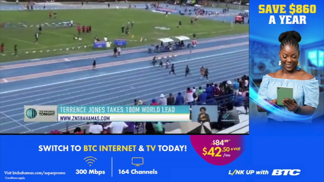 Terrance Jones Takes 100M World Lead