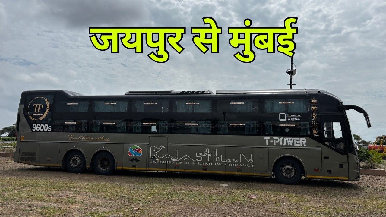 Jaipur To Mumbai In Luxurious Volvo 9600 Multi Axle Ac Sleeper Bus
