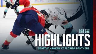 Seattle Kraken At Florida Panthers 324 Game Highlights