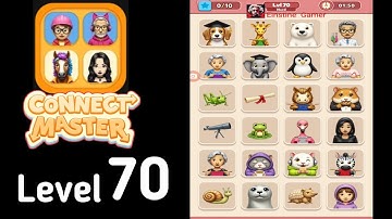 Connect Master Match Puzzle level 70 hard Guide Walkthrough Solution